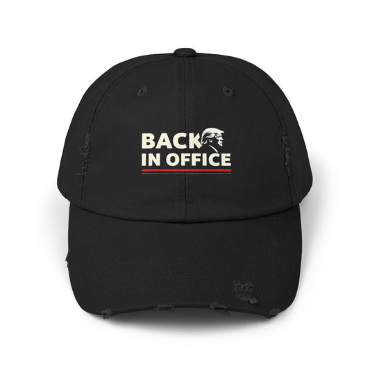 Back in Office Distressed Cap