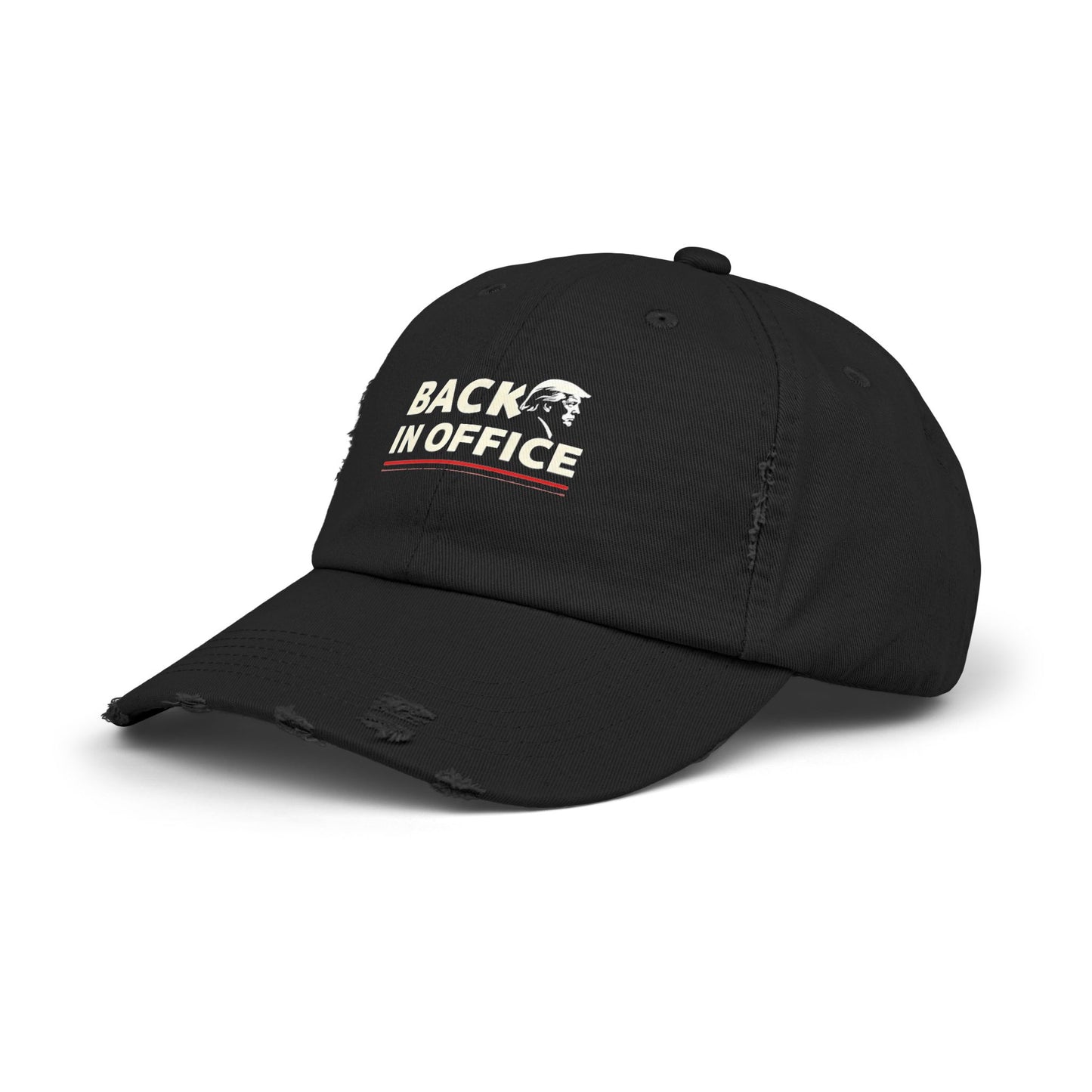 Back in Office Distressed Cap